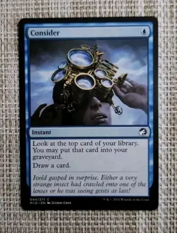 Consider -NM Midnight Hunt 2021 MID 044/277 MTG Blue English -Common - Image 1