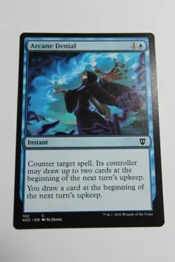 MTG Arcane Denial x1- -Crimson Vow Commander-Lightly Played - Image 1