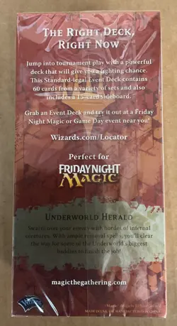 MAGIC THE GATHERING: BORN OF THE GODS SEALED EVENT DECK (2014) Underworld Herald - Image 2