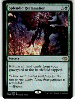 Splendid Reclamation Innistrad: Crimson Vow Foil MTG - Image 1