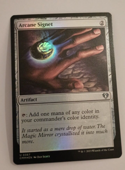 Arcane Signet FOIL NM/M Magic the Gathering Commander Masters MTG - Image 1