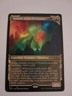 Omnath Locus of Creation Showcase NM Zendikar Rising MTG MAGIC THE GATHERING - Image 1