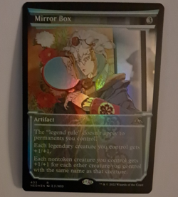 Mirror Box Showcase Foil NM Kamigawa Neon Dynasty MTG Magic the Gathering - Image 1