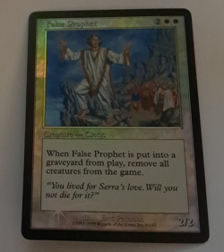 False Propher Prerelease FOIL MP MTG Magic the Gathering Urza's Destiny - Image 2