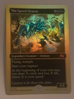 The Speed Demon First 1st Place Foil NM/M MTG Aetherdrift Magic the Gathering - Image 1