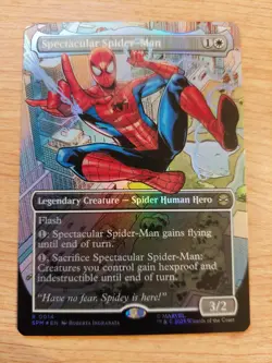 Spectacular Spider-Man (Borderless) - 0014 (Marvel's Spider-Man) - NM - Foil - Image 1