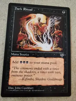 Dark Ritual - Mirage Regular - Mtg - Image 1