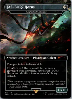 FAS-BOR7 Horus - Blightsteel Colossus M Secret Lair Drop Series 2223 NM - Image 1
