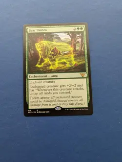 MTG Bear Umbra: Kamigawa Neon Dynasty Commander #113 - NM-MT - Image 1