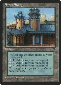 Aysen Abbey Homelands Uncommon NM Magic: The Gathering Normal - Image 1
