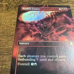 MTG Avatar: The Last Airbende Sozin's Comet (0332) (Borderless) Foil NM - Image 2
