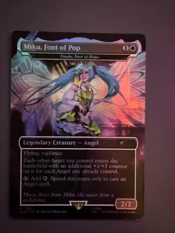 Miku, Font of Pop - Giada, Font of Hope (Rainbow Foil) Secret Lair Drop Foil - Image 1