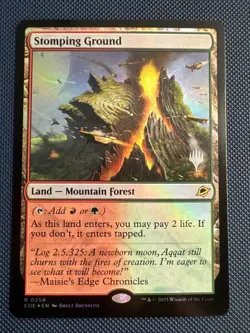 MTG Stomping Ground - Promo Pack: Edge of Eternities (PPEOE) NM Foil - Image 1