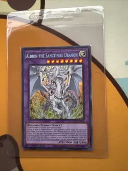 Albion The Sanctifire Dragon MP24-EN082 Prismatic Secret Rare NM 1st Ed YuGiOh! - Image 1