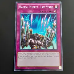 YuGiOh Magical Musket - Last Stand (Asian English) INFO-AE115, Common, OCG Back - Image 1