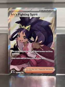 Iris's Fighting Spirit 180/159 Full Art Journey Together Pokemon Card TCG NM - Image 1