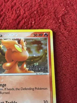 Pokemon Card Slugma 77/109 Stamped Holo Common Team Rocket Returns Played - Image 2