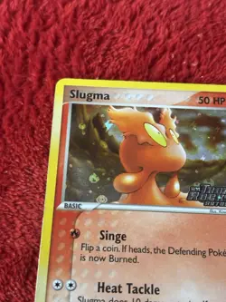 Pokemon Card Slugma 77/109 Stamped Holo Common Team Rocket Returns Played - Image 3