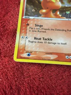 Pokemon Card Slugma 77/109 Stamped Holo Common Team Rocket Returns Played - Image 4