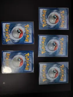 2009 Pokemon Burger King Complete 5 Card Set Platinum Stamp Reverse NM-LP - Image 2