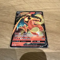 Pokemon Card Charizard V 018/159 Ultra Rare Crown Zenith Near Mint - Image 1