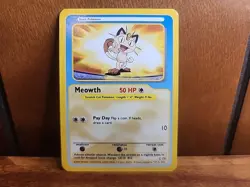 MEOWTH FUNSKOOL POKEMON CARD 2004 INDIA Rare Trading Card - Image 1
