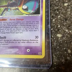Deoxys (Speed Forme) 2/106 Holo Rare Emerald Pokemon Card EX/NM - Image 2