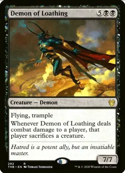 MTG - 4 x Demon of Loathing - Playset 4x x4 - Theros Beyond Death Regular NM - Image 1