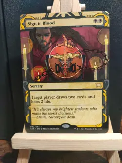 Sign in Blood - Strixhaven Mystical Archives - Rare - NM (see pics) - Image 1