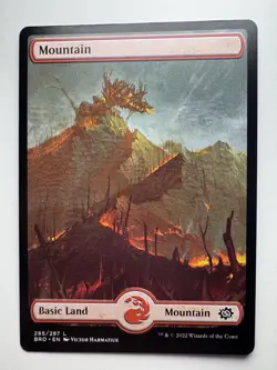 Magic the Gathering (mtg): BRO: Mountain (285) - Full Art - Full Art - Image 1