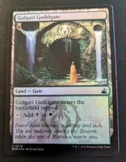 Golgari Guildgate 0278 RVR Foil Common Ravnica Remastered Magic: The Gathering - Image 1