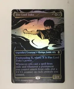 Fire Lord Zuko (Borderless) Avatar: The Last Airbender Foil - Image 1