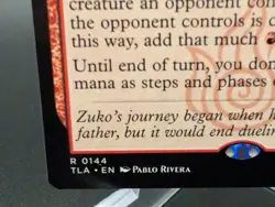 Magic the Gathering: The Last Agni Kai Avatar: The Last Airbender Reg NM - Image 2