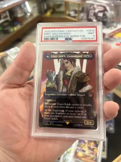 Emet-Selch, Unsundered (Borderless Surge Foil) MTG Final Fantasy #0539 PSA 9 - Image 1