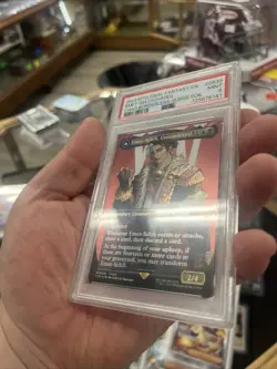 Emet-Selch, Unsundered (Borderless Surge Foil) MTG Final Fantasy #0539 PSA 9 - Image 2