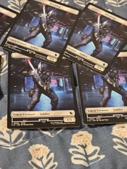 Rebel/Soldier Token Set of 8 - Final Fantasy MTG Magic - Image 3