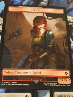 Rebel/Soldier Token Set of 8 - Final Fantasy MTG Magic - Image 5