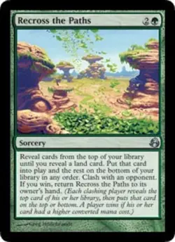 1x Recross the Paths NM-Mint, English Morningtide MTG Magic - Image 1