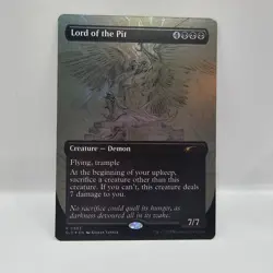 Lord of the Pit (Sketch Showcase) NM #893 Rainbow Foil MTG Secret Lair - Image 1