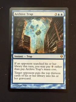Archive Trap 41 - R - Zendikar - Normal - MTG - LP - Image 1