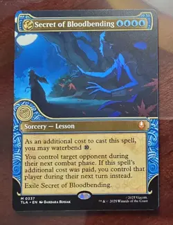Secret of Bloodbending (Showcase) Avatar: The Last Airbender Regular MTG Magic - Image 1