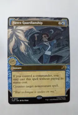 1x Fierce Guardianship Showcase NM - Magic MTG TLA TLE CMR Bndle Exclusive x1 - Image 1