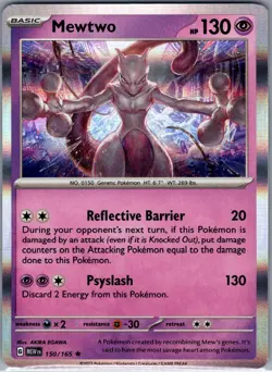 Mewtwo 150/165 Holo SV: Scarlet & Violet 151 - Pokemon Card - NM - Image 1