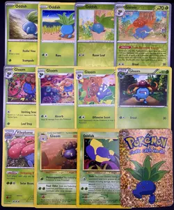 12x Pokemon Cards Vileplume Gloom Oddish Collection Lot - Holo Rare Vintage TCG - Image 1