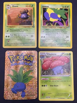 12x Pokemon Cards Vileplume Gloom Oddish Collection Lot - Holo Rare Vintage TCG - Image 3