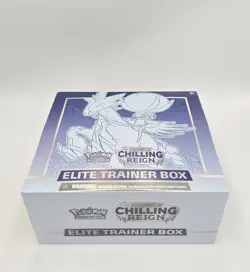 Pokemon 2021 Chilling Reign ETB Elite Trainer Box SEALED *small tear in front - Image 2