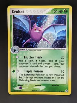 TCG Pokemon Crobat 3/101 Holo Hidden Legends 2004: MP Ungraded - Image 2