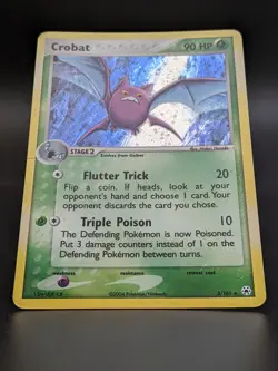 TCG Pokemon Crobat 3/101 Holo Hidden Legends 2004: MP Ungraded - Image 3
