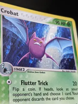 TCG Pokemon Crobat 3/101 Holo Hidden Legends 2004: MP Ungraded - Image 5