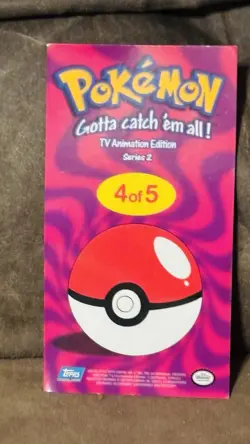 PIKACHU TOPPS POKEMON TV ANIMATION SERIES 2 OVERSIZED TIN TOPPER 2000 #4/5 - Image 2